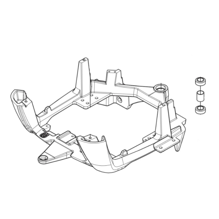 Assy Rear Chassis Grey in the group  at Entreprenadbutiken (5902682-01)