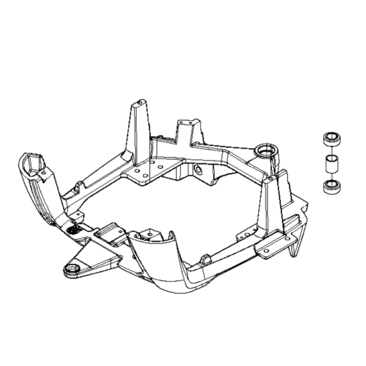 Frame Assy Rear Chassis Black in the group at Entreprenadbutiken (5902682-02)