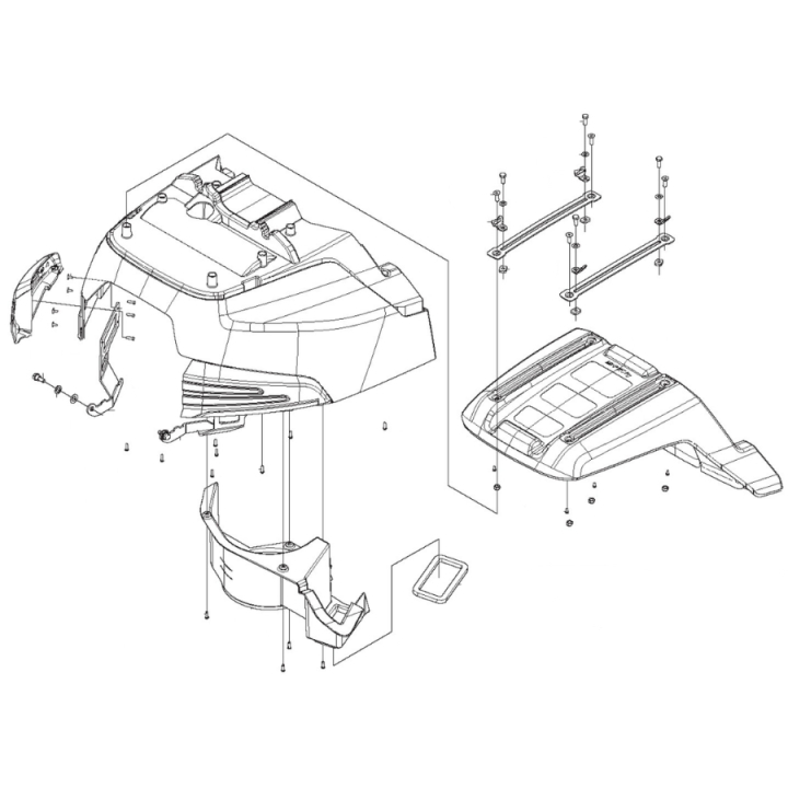 Hood Assy R419Tsx Awd in the group  at Entreprenadbutiken (5909009-02)