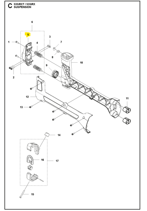 Holder Anti-vibration in the group at Entreprenadbutiken (5913735-01)