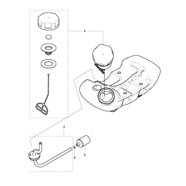 Fuel Tank Complete 5926136-02 in the group  at Entreprenadbutiken (5926136-02)