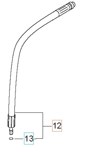 Hose Connection Sp 5926176-13 in the group  at Entreprenadbutiken (5926176-13)