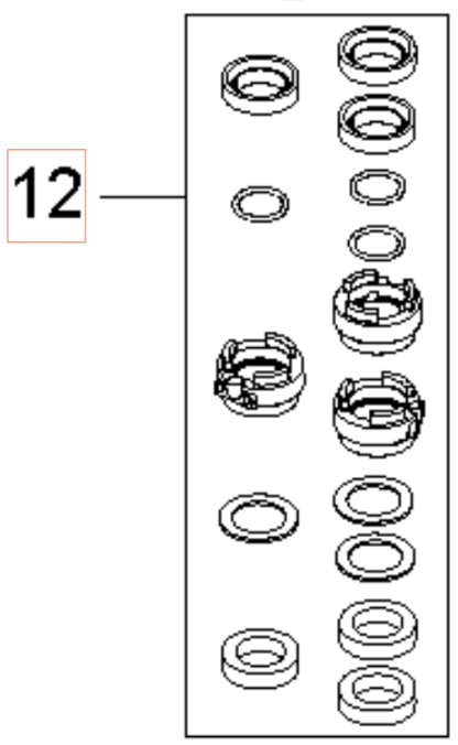 Seal Kit Rep Sys Ceramic Sp 5926176-90 in the group  at Entreprenadbutiken (5926176-90)