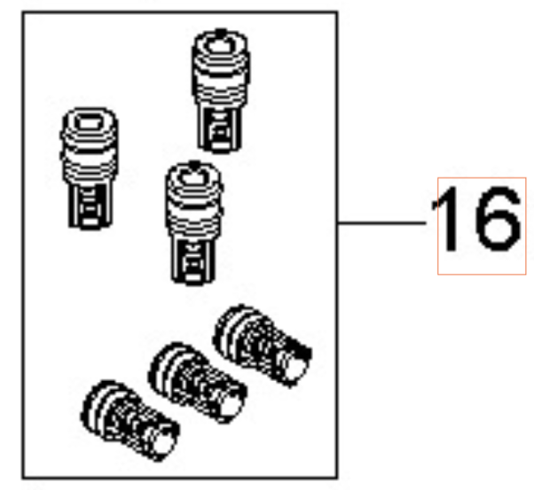 Valve Suction And Pressure Well 5926176-99 in the group  at Entreprenadbutiken (5926176-99)