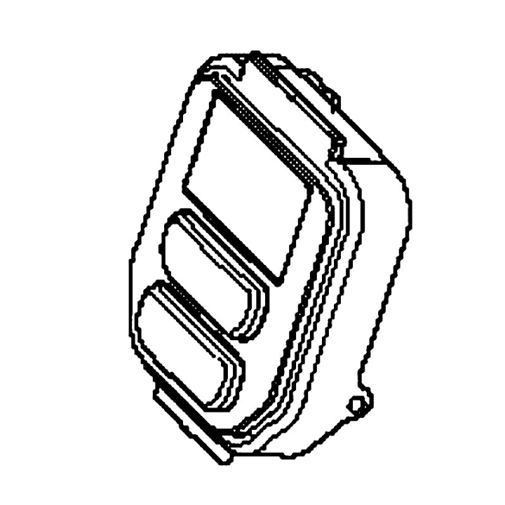 Control Panel Medium 2 Buttons in the group  at Entreprenadbutiken (5926478-03)