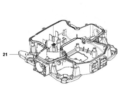 CHASSIS LOWER FRONT in the group Automower 435X AWD - 2021 at Entreprenadbutiken (5927436-01)