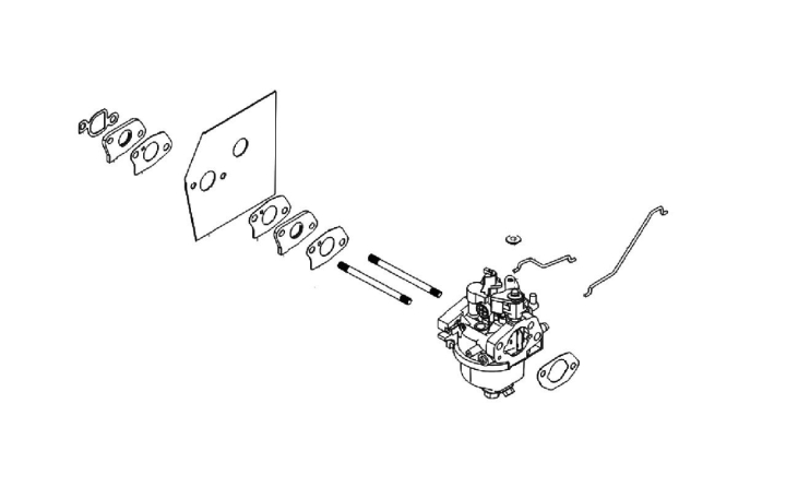 Carburetor Kit Rv175 Carburetor 5930582-01 in the group at Entreprenadbutiken (5930582-01)