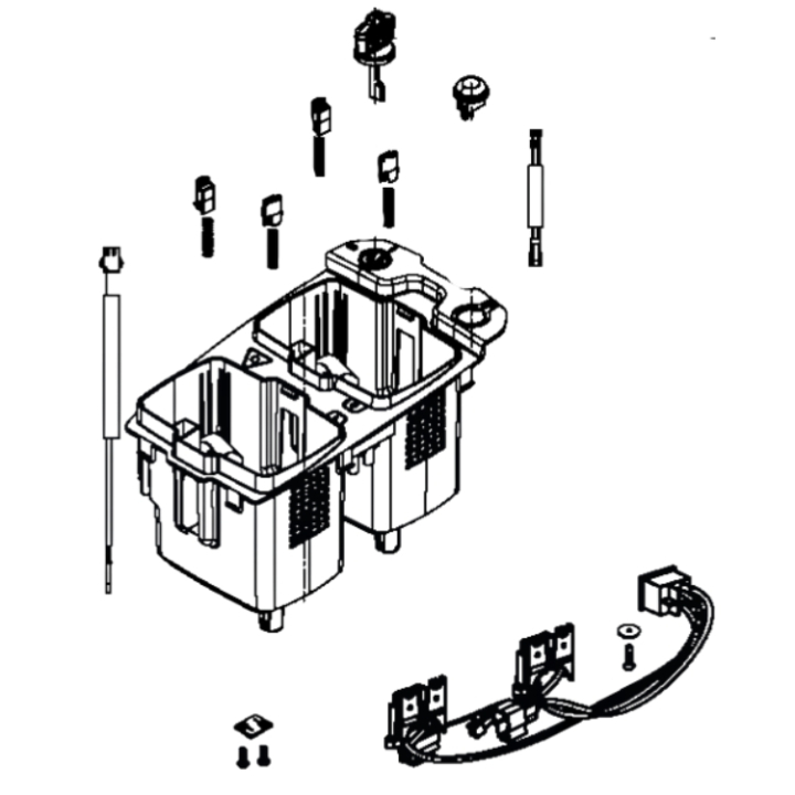 Battery Box Spare Part Assy Lc 5931245-03 in the group  at Entreprenadbutiken (5931245-03)