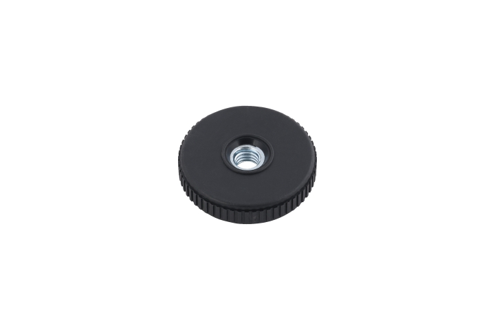 Knob wingnut, 3/8-16, knurled in the group at Entreprenadbutiken (5931747-01)