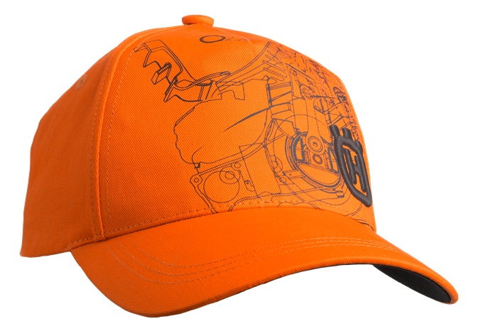 Husqvarna Xplorer Cap pioneer saw orange in the group Clothing & Safety equipment / Casual clothes / Casual clothes Xplorer at Entreprenadbutiken (5932539-01)