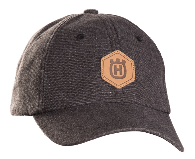 Husqvarna Xplorer Cap granite leather patch in the group Clothing & Safety equipment / Casual clothes / Casual clothes Xplorer at Entreprenadbutiken (5932540-01)