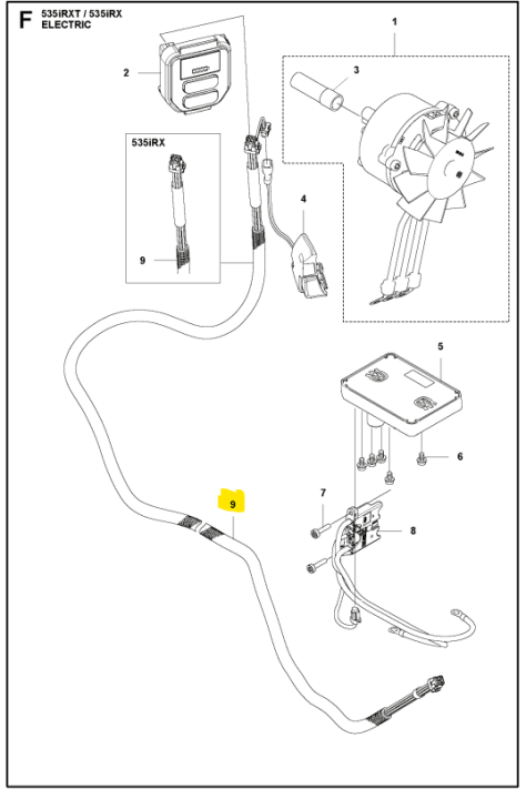 Wiring Assy Corrugated Tube , in the group at Entreprenadbutiken (5935899-01)