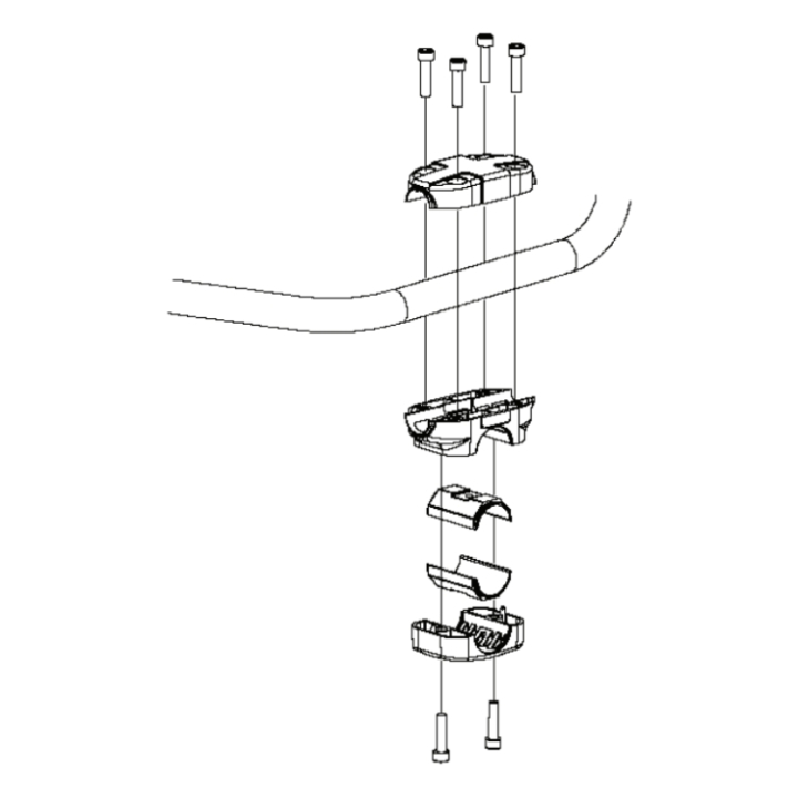 Handle Mount 31R/33R 5938254-01 in the group at Entreprenadbutiken (5938254-01)