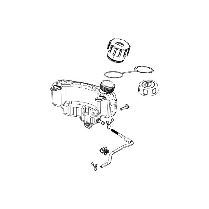 Fuel Tank Rato 120 5949844-01 in the group at Entreprenadbutiken (5949844-01)