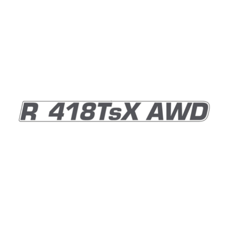 Decal Engine Hood R 418Tsx Awd 5949895-03 in the group  at Entreprenadbutiken (5949895-03)