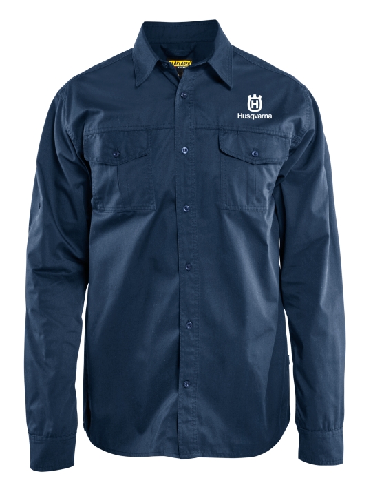 Shirt M Twill Shirt Navy Blue 5951044-03 in the group  at Entreprenadbutiken (5951044-03)