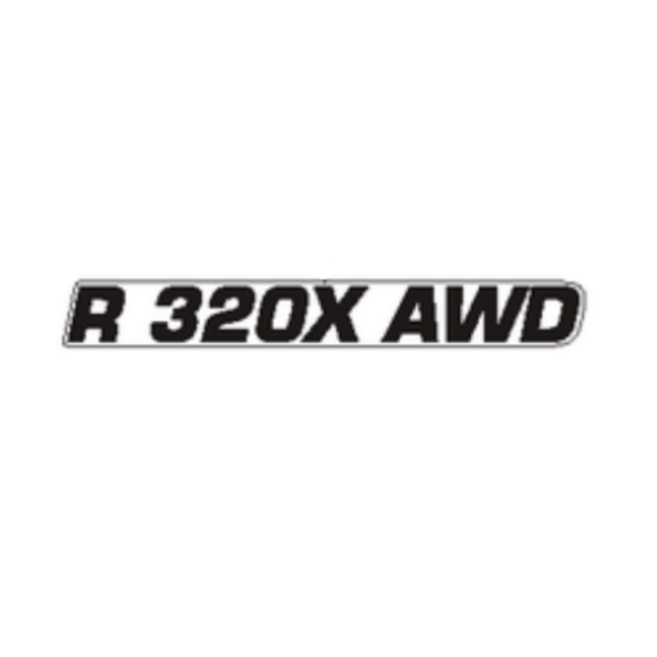 Decal engine hood r 320x AWD in the group at Entreprenadbutiken (5952749-02)