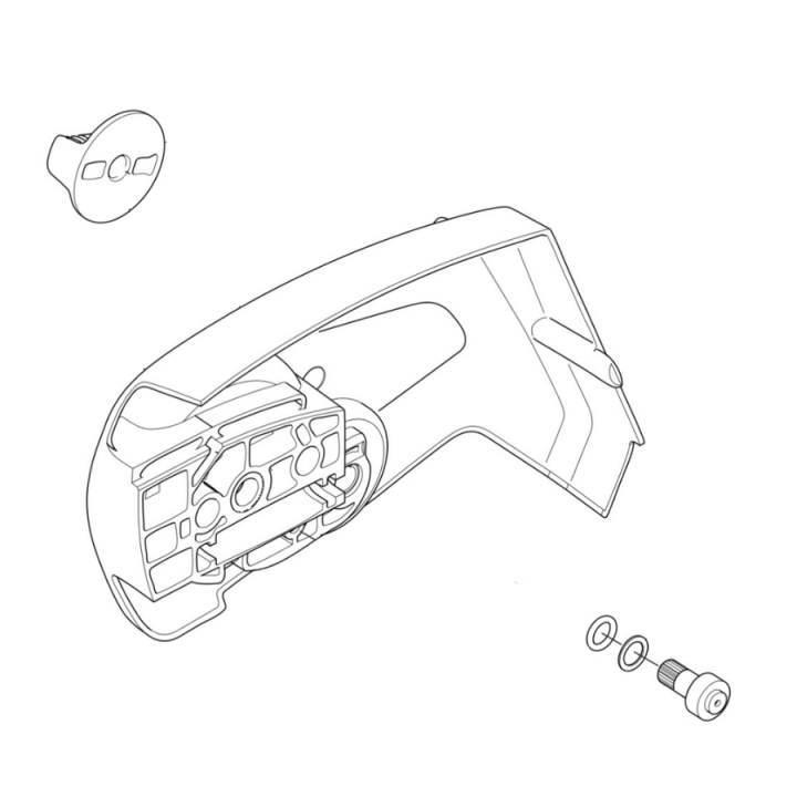 Clutch Cover Assy Toolless 5953148-01 in the group at Entreprenadbutiken (5953148-01)