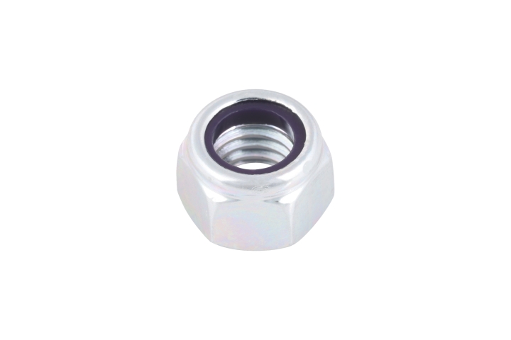 Nut 7/16-14 hex nyloc grade 5 clear zinc in the group at Entreprenadbutiken (5959019-01)