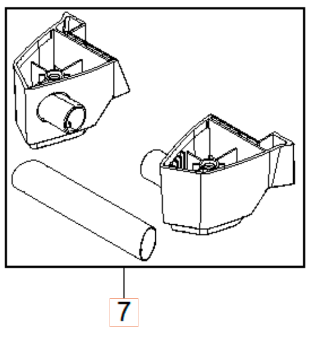 Support Legs Dark Gray 5960273-01 in the group at Entreprenadbutiken (5960273-01)