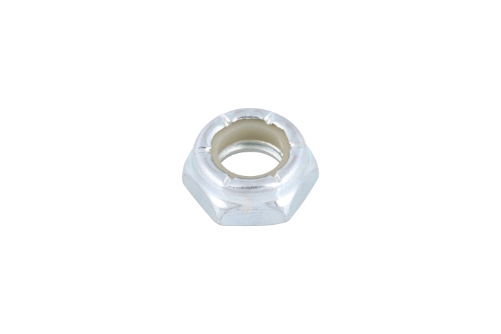 Nut prevailing torque hexagon nut w nonmet i 3/8-16 x.564 in jam nyloc clear zinc in the group at Entreprenadbutiken (5962308-01)