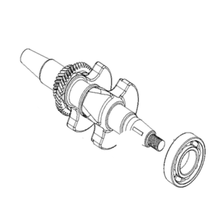 Crankshaft assembly in the group at Entreprenadbutiken (5966019-01)