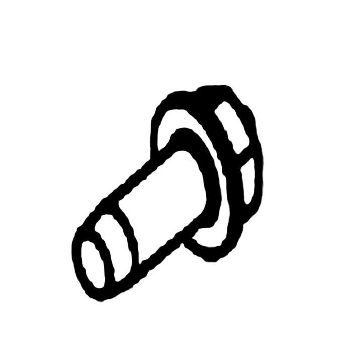 Screw Hexagon Screw With Colla in the group  at Entreprenadbutiken (5966373-01)