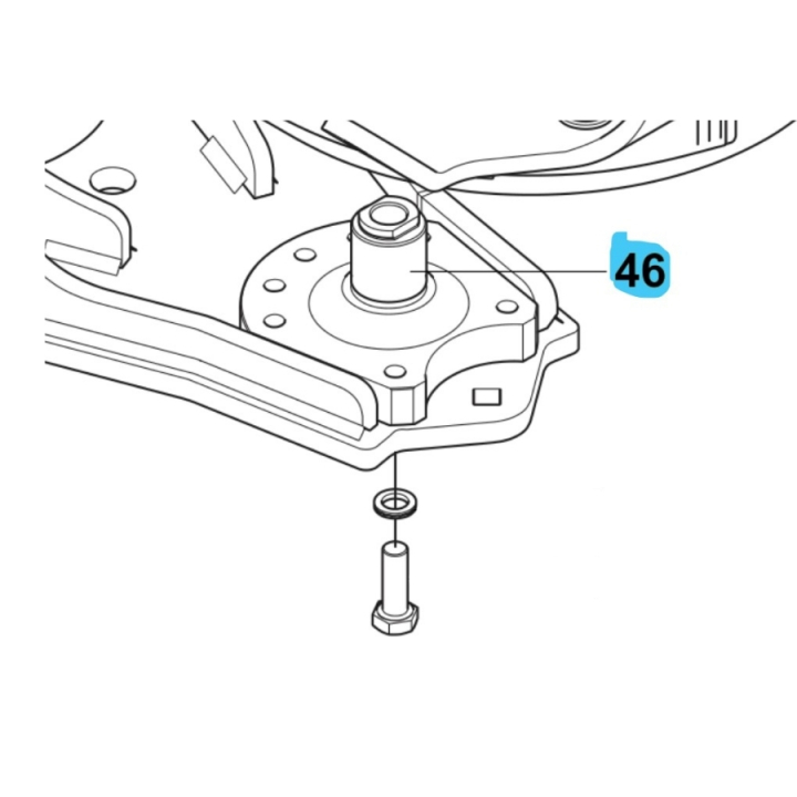 Shaft Pivot Lower   30 in the group  at Entreprenadbutiken (5966630-01)