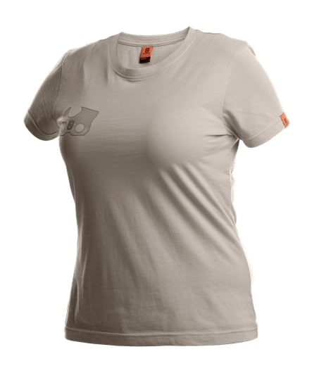 Husqvarna Xplorer T-shirt Short Sleeve Light Beige Woman in the group Clothing & Safety equipment / Casual clothes / Casual clothes Xplorer at Entreprenadbutiken (5967249)