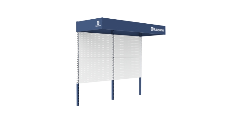 Tool board for workbench with lighting in the group at Entreprenadbutiken (5969383-01)