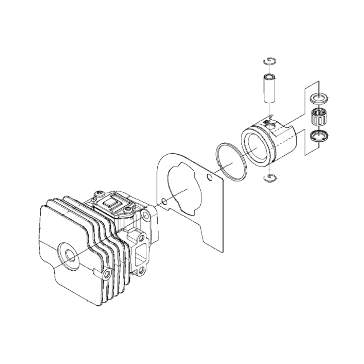 Cylinder piston kit in the group at Entreprenadbutiken (5970244-01)
