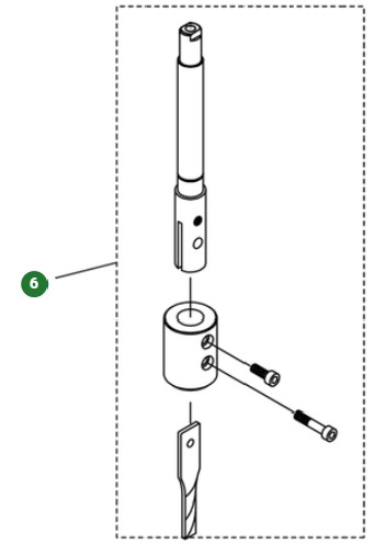 Cutter Assy 5970483-02 in the group  at Entreprenadbutiken (5970483-02)