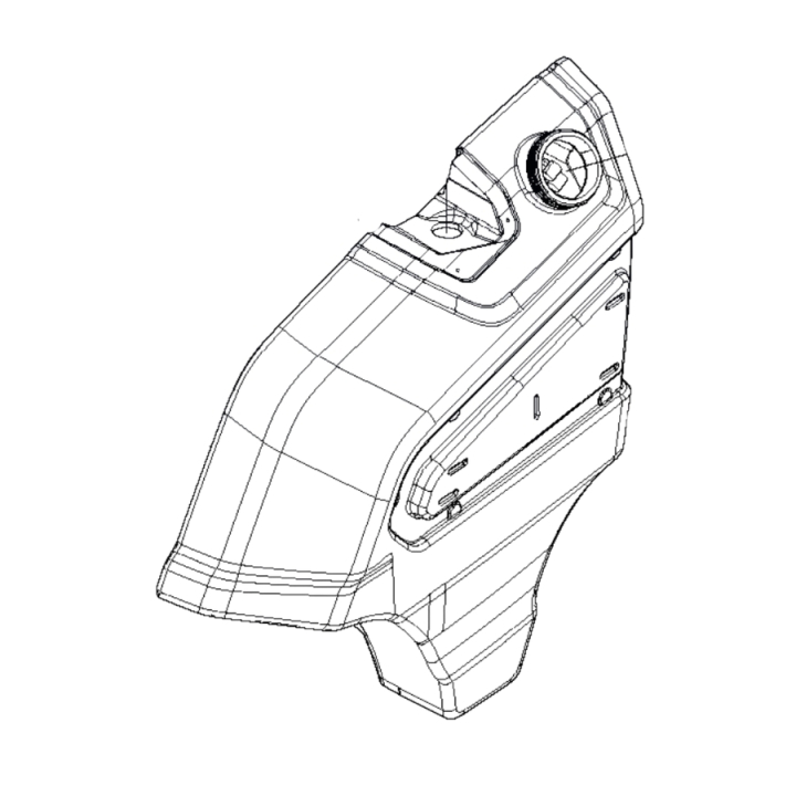 Fuel Tank P500 Hybrid / P525D in the group  at Entreprenadbutiken (5970735-01)