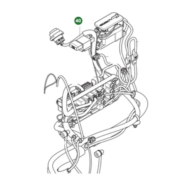Wiring assembly battery charger in the group  at Entreprenadbutiken (5973292-01)