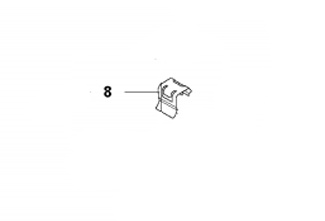 SPRING BUTTON STOP in the group Automower 305 - 2022 at Entreprenadbutiken (5973495-01)