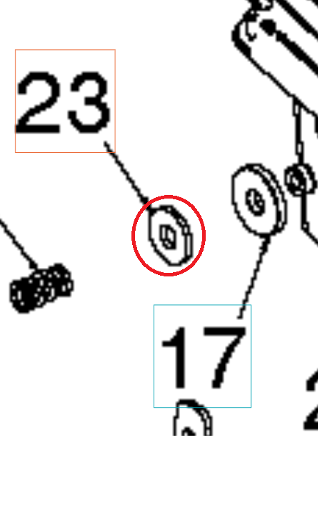 Washer Washer 13/32 X 1 X 7/64 in the group  at Entreprenadbutiken (5973674-01)