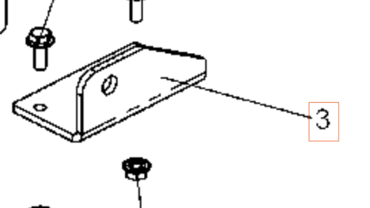 Support Support For Clutch Lev 5973773-01 in the group at Entreprenadbutiken (5973773-01)
