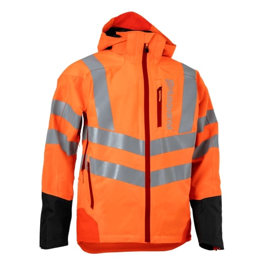 Rainjacket Husqvarna Technical Vent EN 20471 in the group Clothing & Safety equipment / Husqvarna Clothing & Safety equipment / Forest Jackets at Entreprenadbutiken (5976626)