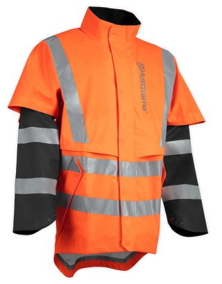 Rainjacket Husqvarna Functional EN 20471, XL in the group Clothing & Safety equipment / Husqvarna Clothing & Safety equipment / Forest Jackets at Entreprenadbutiken (5976628-58)