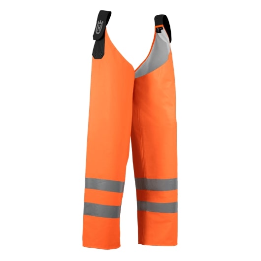 Rain Chaps Functional High-Viz in the group Forest / Brushcutters / Protective Equipments / Workwear / Protective Trousers at Entreprenadbutiken (5976633-10)