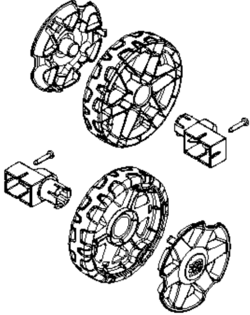 Wheel Kit 5978586-01 in the group at Entreprenadbutiken (5978586-01)