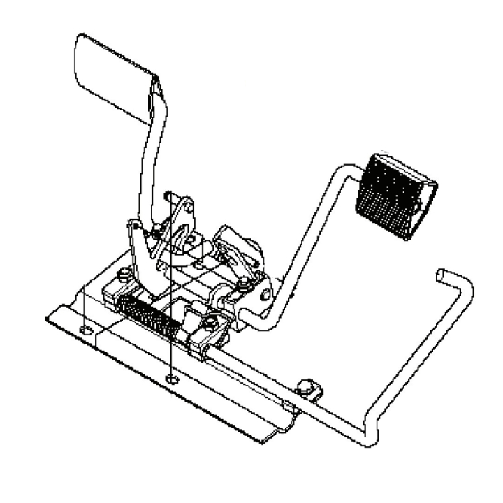 Pedal Plate Assy With Bearing in the group  at Entreprenadbutiken (5979354-01)