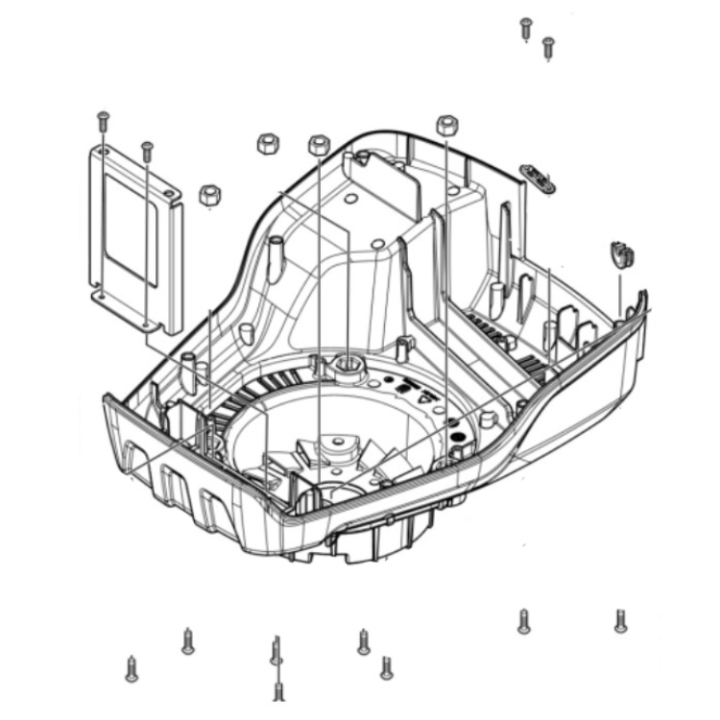 Cover Pro Powerhead Bottom 5979378-01 in the group  at Entreprenadbutiken (5979378-01)