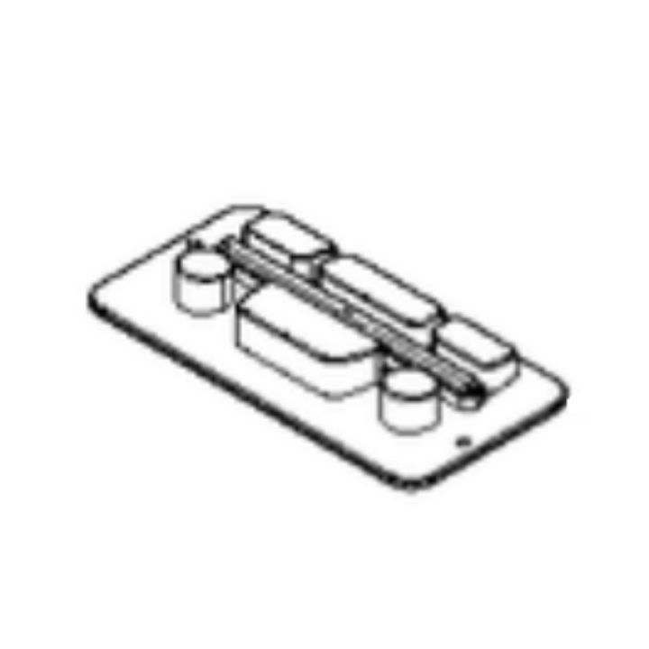 Keyboard gray silicone 6 buttons in the group at Entreprenadbutiken (5979730-02)
