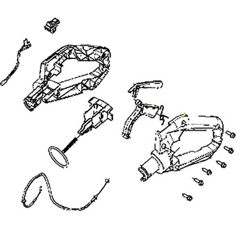 Rear Handle Assy 322Hd60 in the group at Entreprenadbutiken (5983874-01)