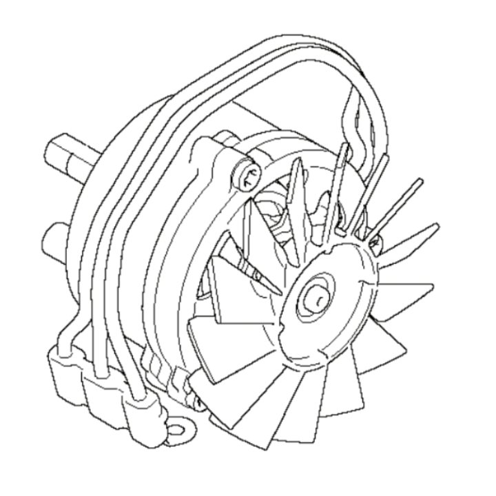 Engine Assy Chainsaw 340I 5984024-01 in the group  at Entreprenadbutiken (5984024-01)