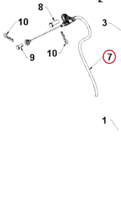 Cable Assy Deflector Select Bo in the group  at Entreprenadbutiken (5984505-01)