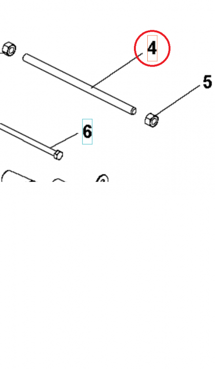 Axle Steering Clamp Shaft 5986758-01 in the group  at Entreprenadbutiken (5986758-01)
