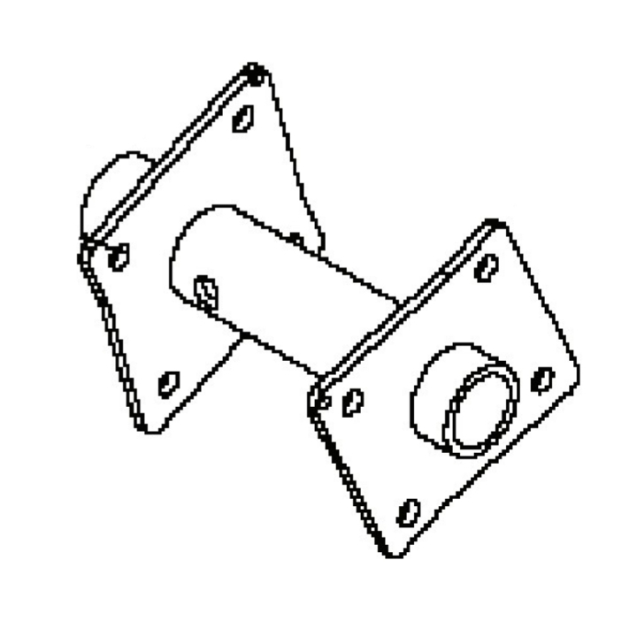 Tine Roto 400 Left Pin Hub B 5986788-01 in the group  at Entreprenadbutiken (5986788-01)