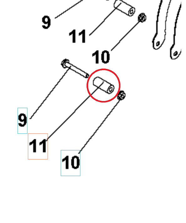 Spacer 5986803-01 in the group  at Entreprenadbutiken (5986803-01)